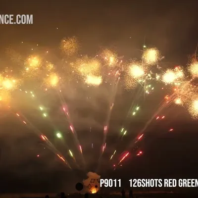 126Shots Red Green Pink Blue Comet