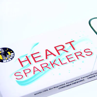 Heart Sparklers 10"