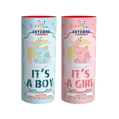 It’s A Girl/It’s A Boy Assorted Fountain 7"